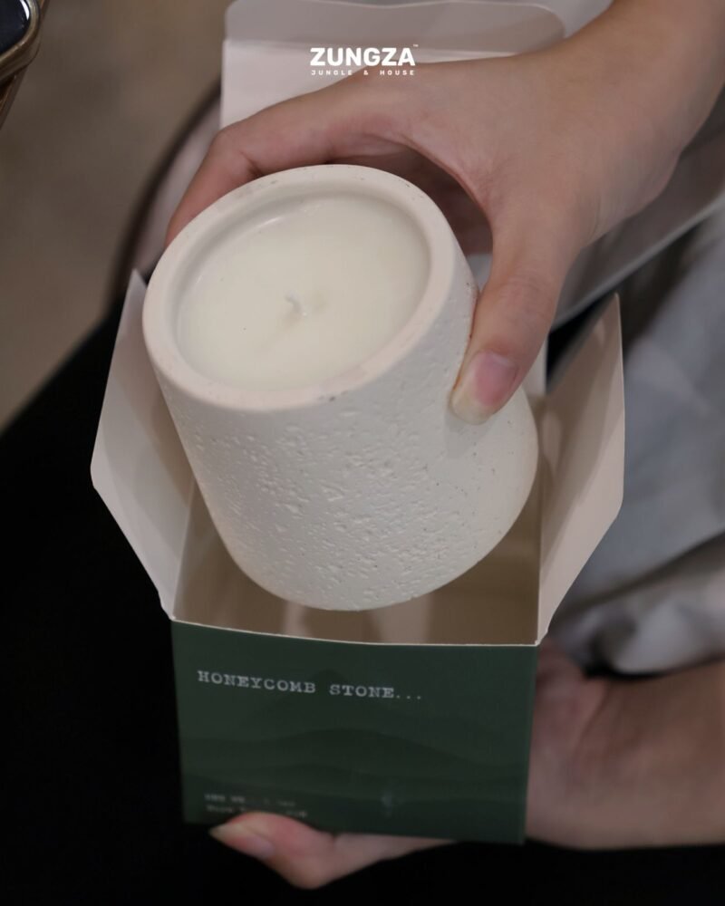 Hũ nến đá ong ZUNGZA cùng hộp giấy mộc - Căn hộ nhỏ 30 đến 45 mét vuông và một hũ nến