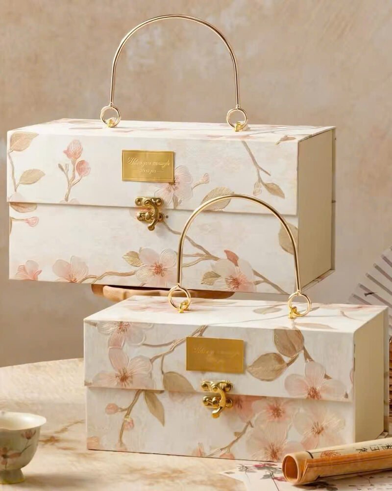 Set quà hương thơm ZUNGZA gói trong hộp và khăn vải — The outer wrapping says the opening line for you